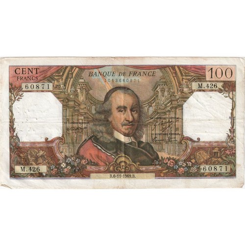 France 100 francs - francs,, corneille