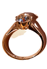 Bague argent 835 avec Gros