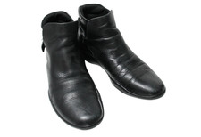 Prada Chaussures Homme (UK) 8.5 Bas Haut Tactile Attaches à Enfiler Bottes Noir