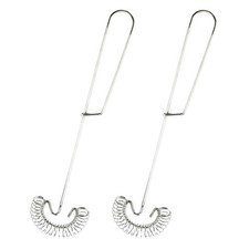  2 Pcs Fouet Inox À Oeufs En