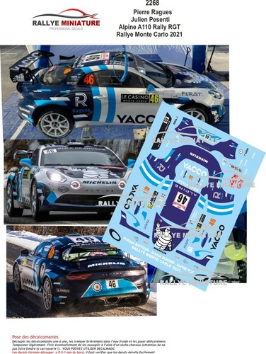 Decals ref 2268 alpine - decals,