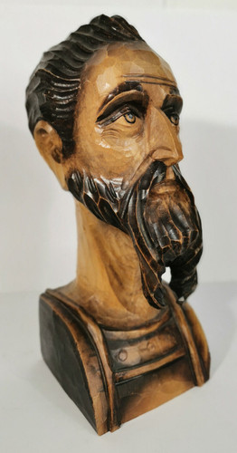 Ancienne sculpture buste - sculpture, don