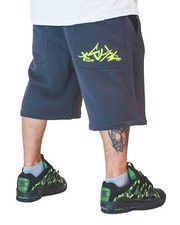 Bermuda in felpa BLUESKIN baggy THEBLUESKIN skate rap hip hop bfe05