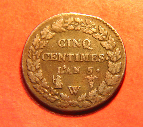 Centimes 5 w - centimes, 5.w