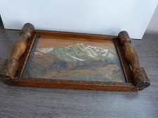 petit plateau vintage en bois