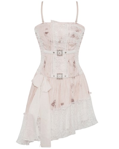 Robe mini asymétrique - robe,