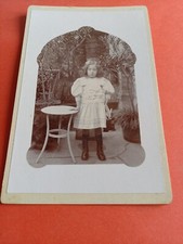 Photo cartonnée  ENFANT  FILLE  PHOTOGRAPHE L KETTLER