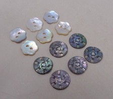 Lot de 12 Boutons anciens en