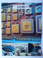 BROCHURE PUB SNECMA ELECMA ELECTRONIQUE MOTEUR AVIATION ELECTRONICS ENGINES