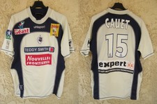 Maillot S.C BASTIA 2003 2004 porté CAUET n°15 away shirt UHLSPORT maglia LFP XL