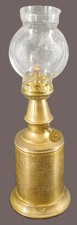 Ancienne lampe pigeon laiton