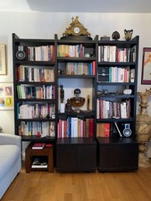 bibliothèque bois  étagères