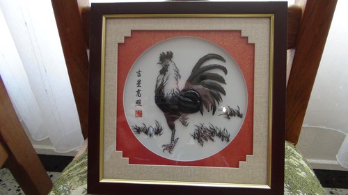 Cadre coq relief - coq, de