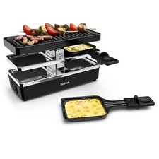 Appareil à raclette grill 2 personnes Format modulable Prise intégrée pour br...