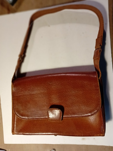 Sac épaule vintage cuir - épaule, en