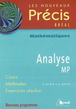 Mathématiques Analyse MP, Daniel Guinin et  Bernard Joppin