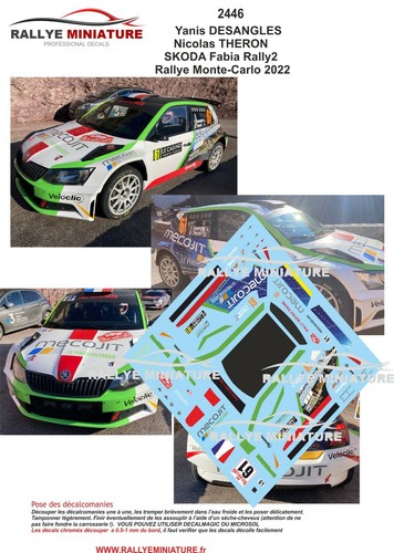 Decals ref 2446 skoda - decals,