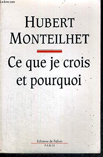 Que crois pourquoi - crois,