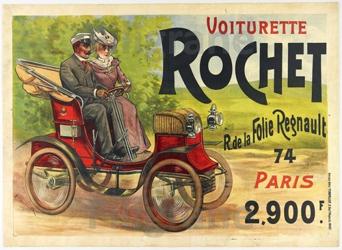 Rochet voiturette rbon poster - rochet,