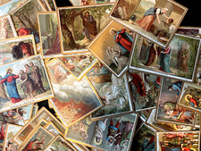 85 CHROMOS RELIGIEUX VERS 1900