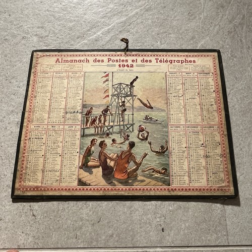 Calendrier 1942 ww2 - calendrier,