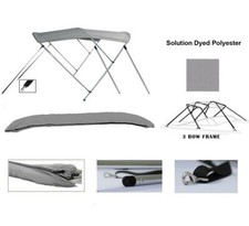 3-Bow Aluminum Bimini Top Fits