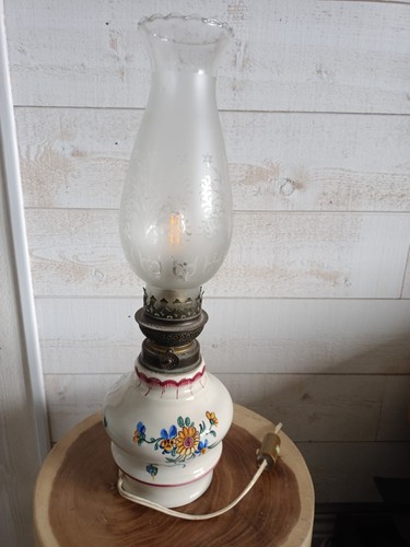 Lampe pétrole ancienne en - lampe,