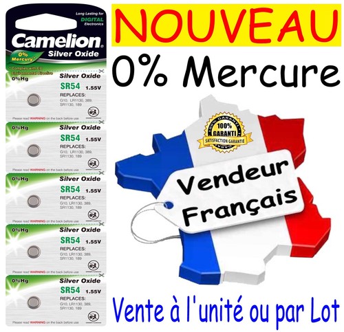 Piles boutons pour - montre, sr54