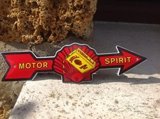 Plaque émaillée SHELL Enamel Sign no Bp Antar Fina Gargoyle