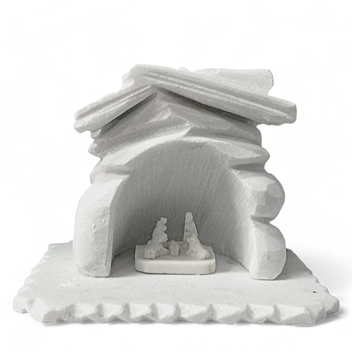 Crèche marbre blanc - en,