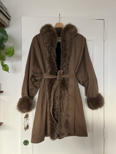 Pelisse manteau trench toile