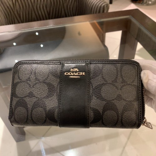 Coach long wallet noir - coach,