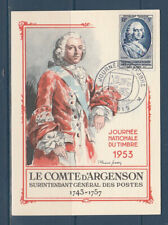 carte  1er jour   journée du timbre   75  Paris   1953