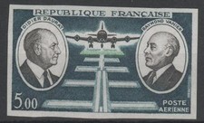 FRANCE  YVERT AIR POST 46 SCOTT C45 " DAURAT VANIER PLANE  IMPERF " MNH VVF N073