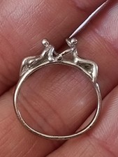 Bague Moderniste Argent Massif 925 Taille 57 - 2,9 g Bijoux