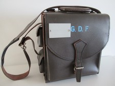 SACOCHE EN CUIR G.D.F. GAZ DE