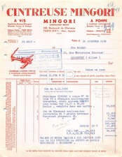 1956    CINTREUSE MINGORI A PARIS - M. BODARD A COMMENTRY