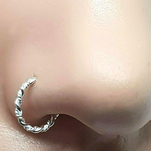Bague nez fil torsadé - nez, en