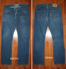JEANS LEVIS 512 / 501 "Straight" W32 L32 (FR t42) bleu stone délavé 4910