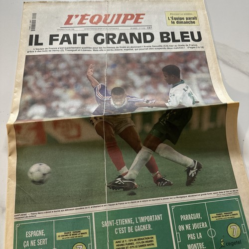 Equipe juin 1998 coupe du - l'equipe, 19