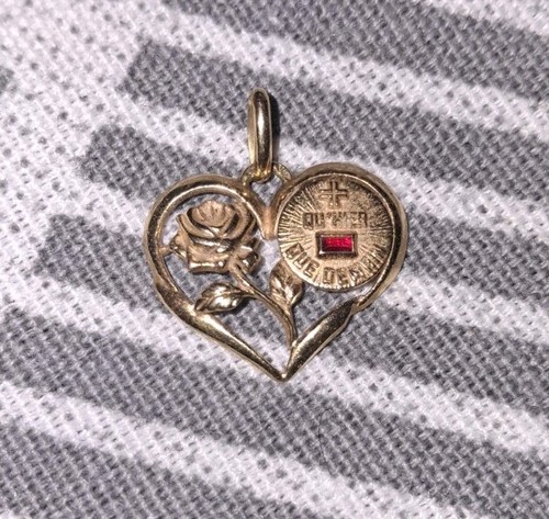 Pendentif médaille amour or - pendentif, d'amour