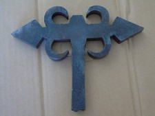 Pointe décor de grille portail en fer travail artisanal