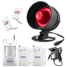 KERUI Alarme Maison sans Fil Kits avec 2 Alarme de Porte et de Fenêtre 1 Alar...