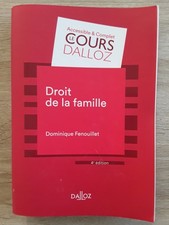 LIVRE-DALLOZ- Droit de la famille- Fenouillet Dominique- 4° édition-2019