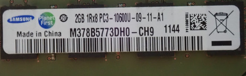 Lot samsung 2gb ddr3 - lot,