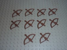 10 x LEGO Oldbrown bow Réf