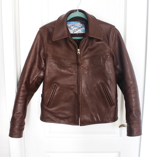 Aero mens leather jacket - aero,