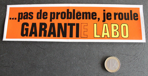 Autocollant sticker labo - -,