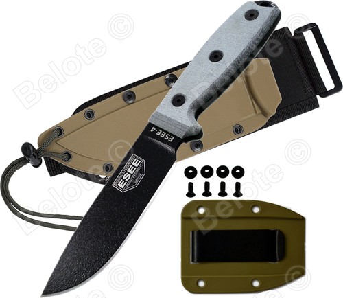 Esee model black plain - black, edge