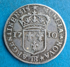 Louis XIV , 11 sols de Strasbourg 1710 BB